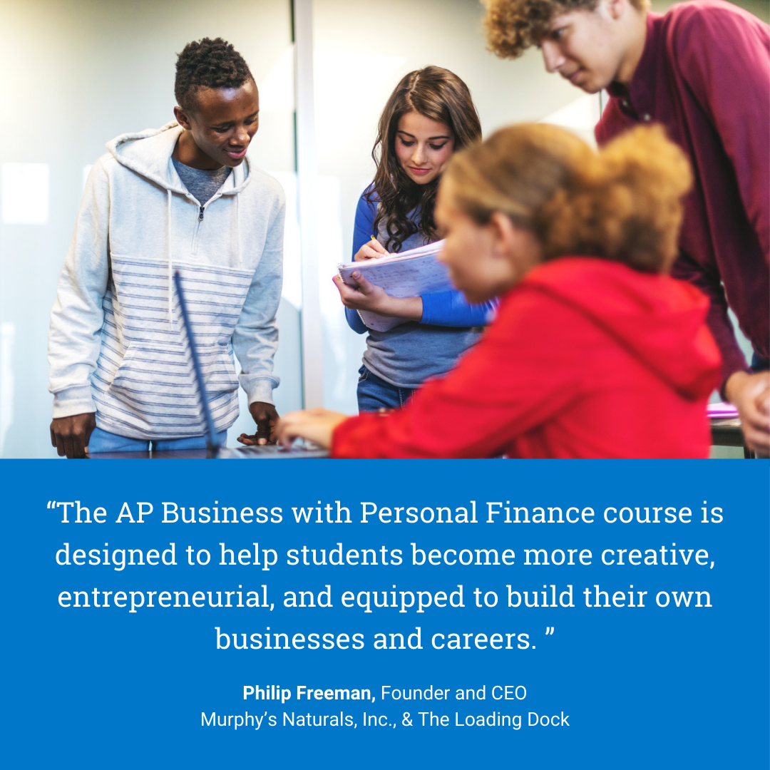 College Board Facebook ad: Build Business-Savvy Leaders