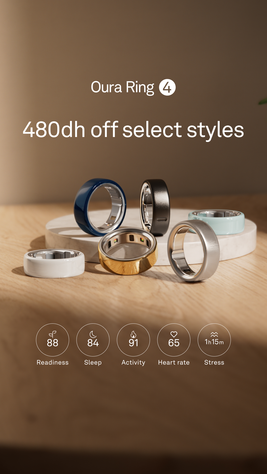 ŌURA Facebook ad