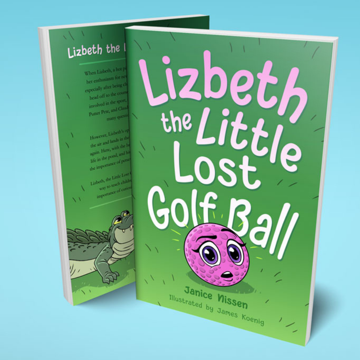 Lizbeth, the Little Lost Golf Ball Facebook ad: Perfect for Ages 3-8