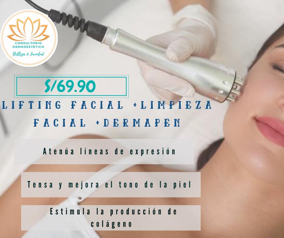 Consultorio Dermoestetico Belleza & Juventud Sede Sánchez Cerro-Piura Facebook ad: LIFTING FACIAL CON RADIOFRECUENCIA LIMPIEZA FACIAL Y…