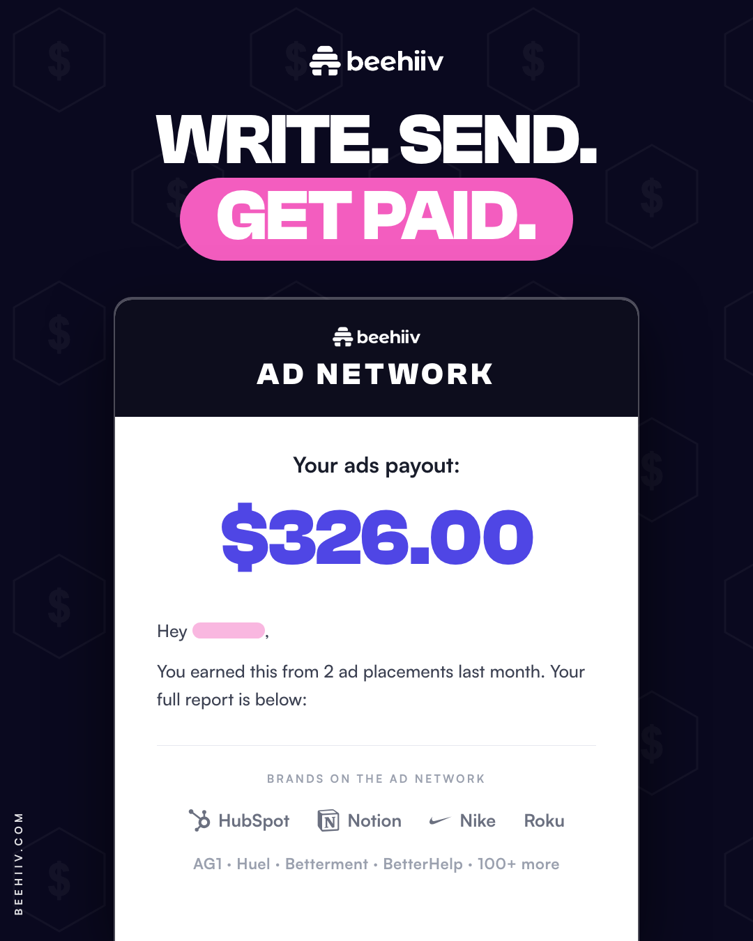 beehiiv Facebook ad