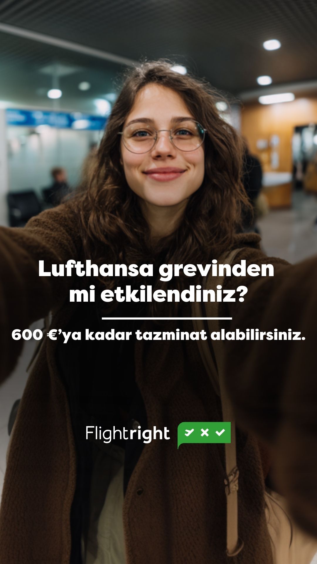 Flightright Facebook ad