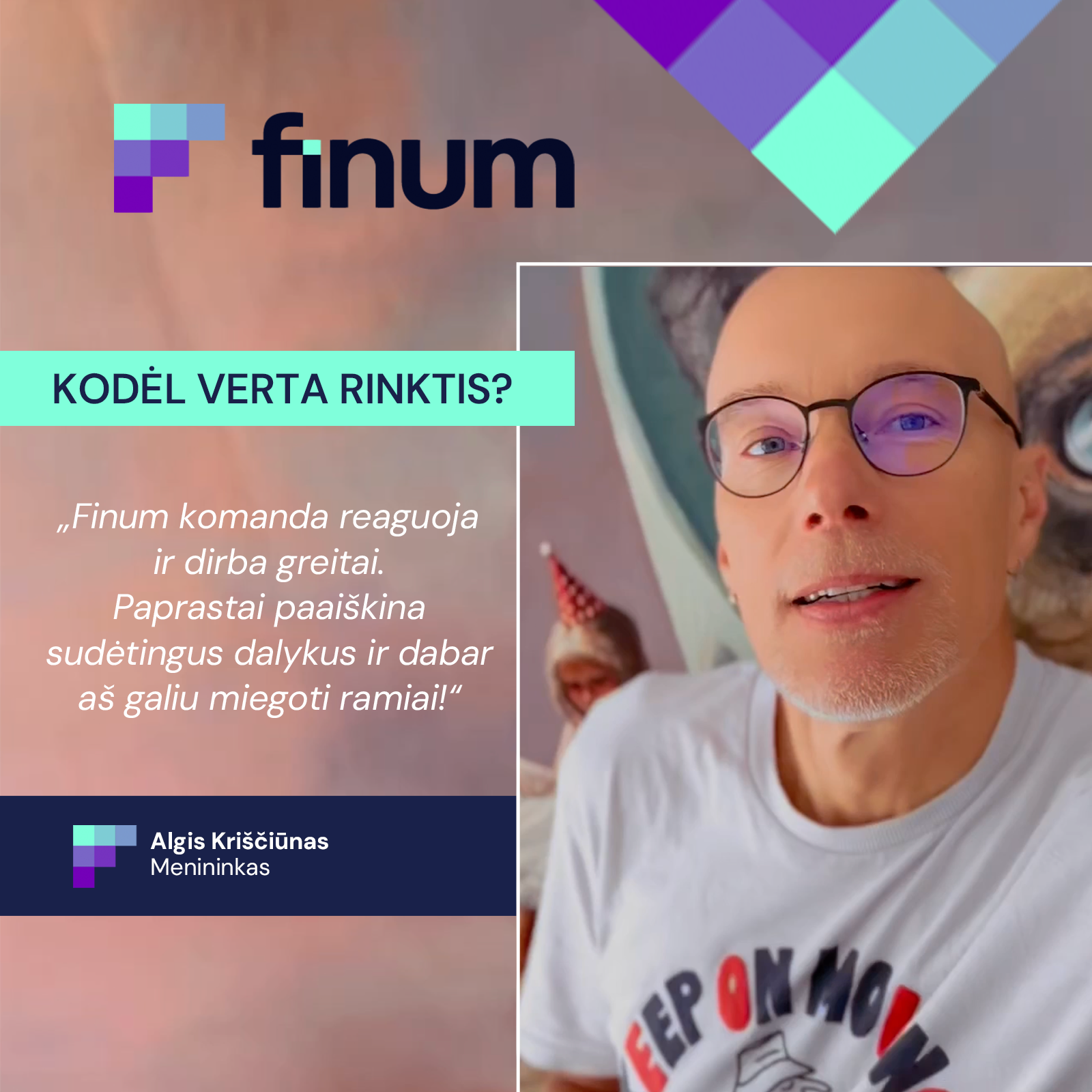 FINUM Facebook ad: Buhalteriai suprantantys verslą