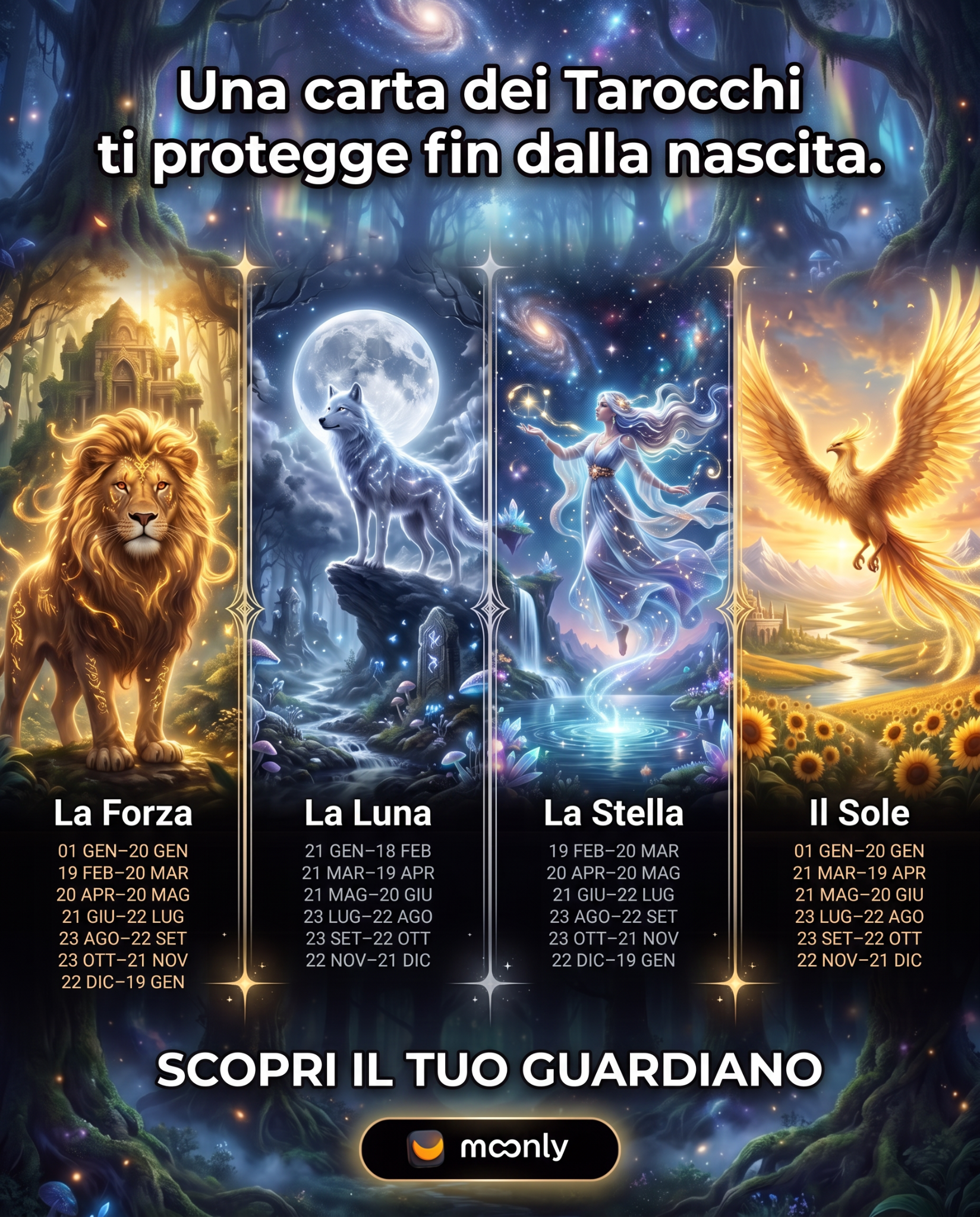 Moonly Facebook ad