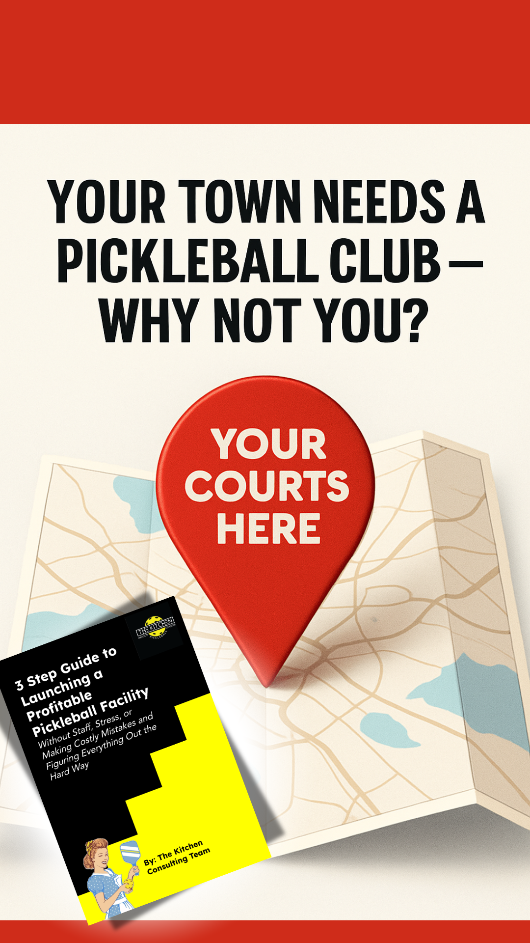 The Kitchen - Indoor Pickleball Courts Facebook ad