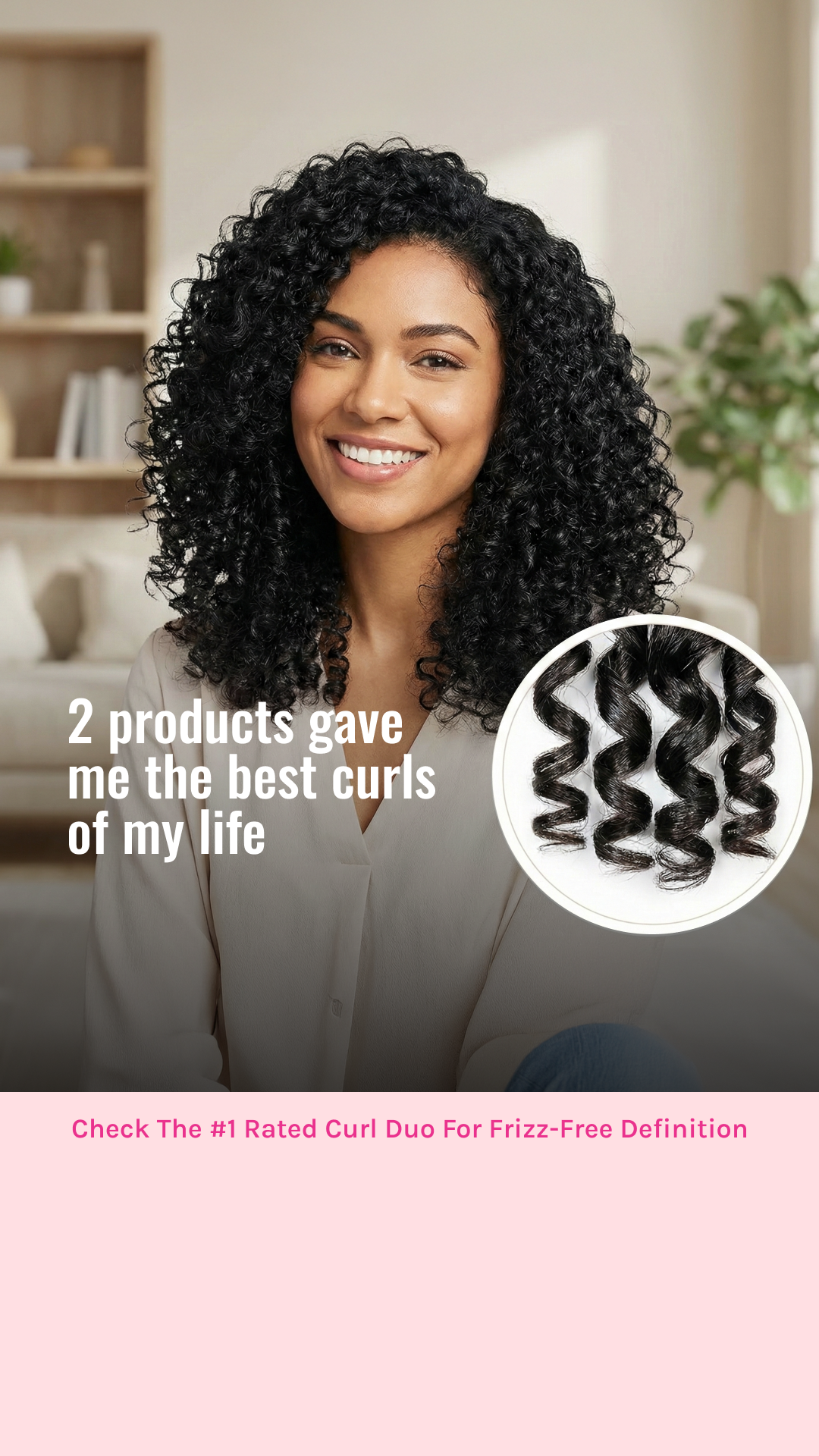 Curly Secret Facebook ad