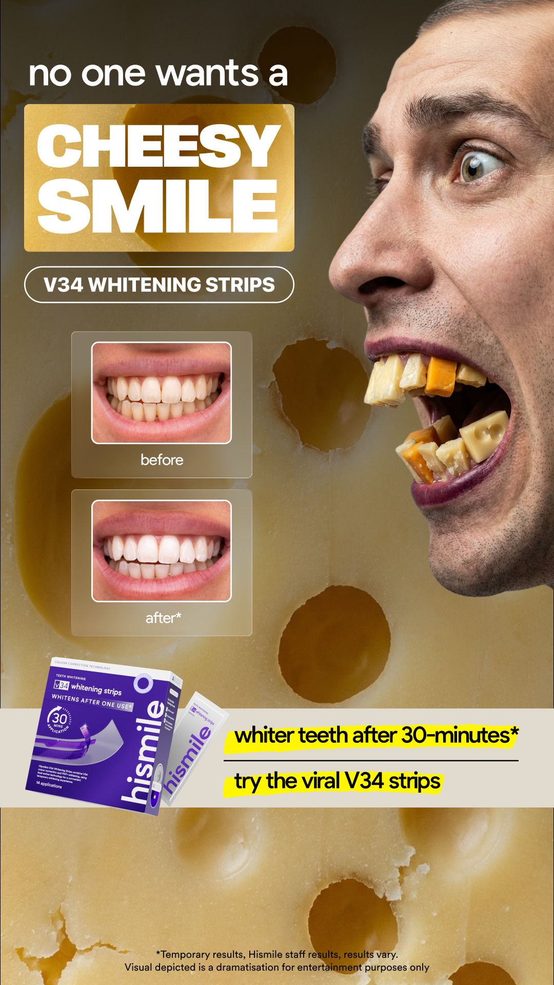 Hismile Facebook ad