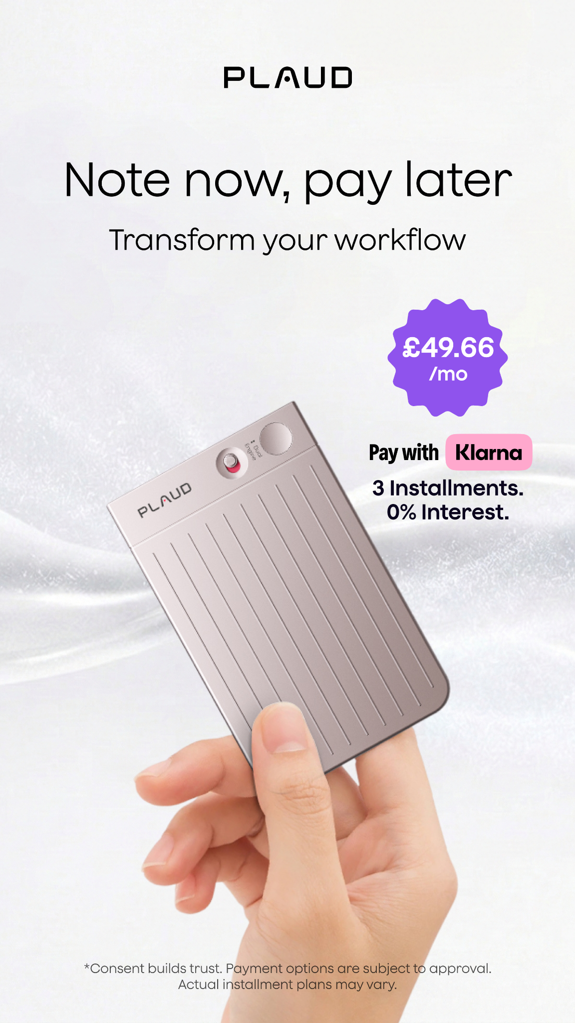 Plaud Facebook ad