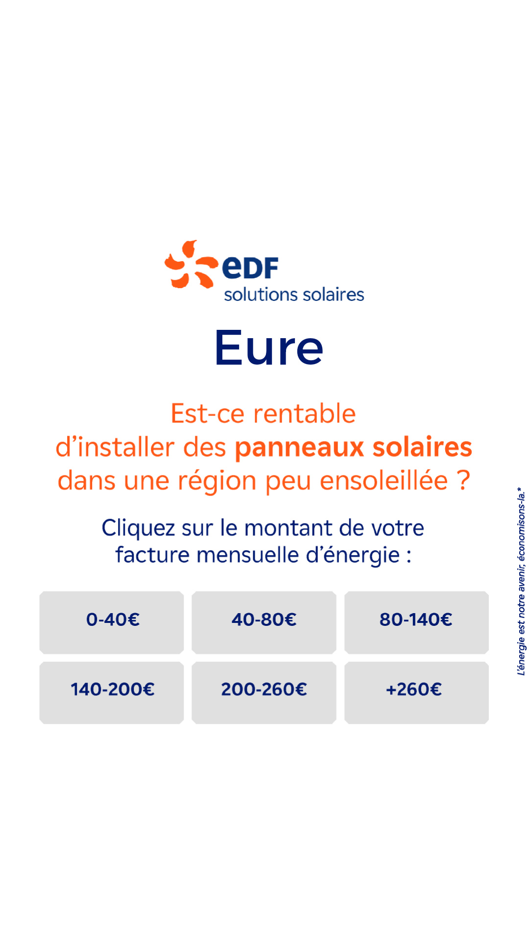 Mes offres EDF solutions solaires Facebook ad