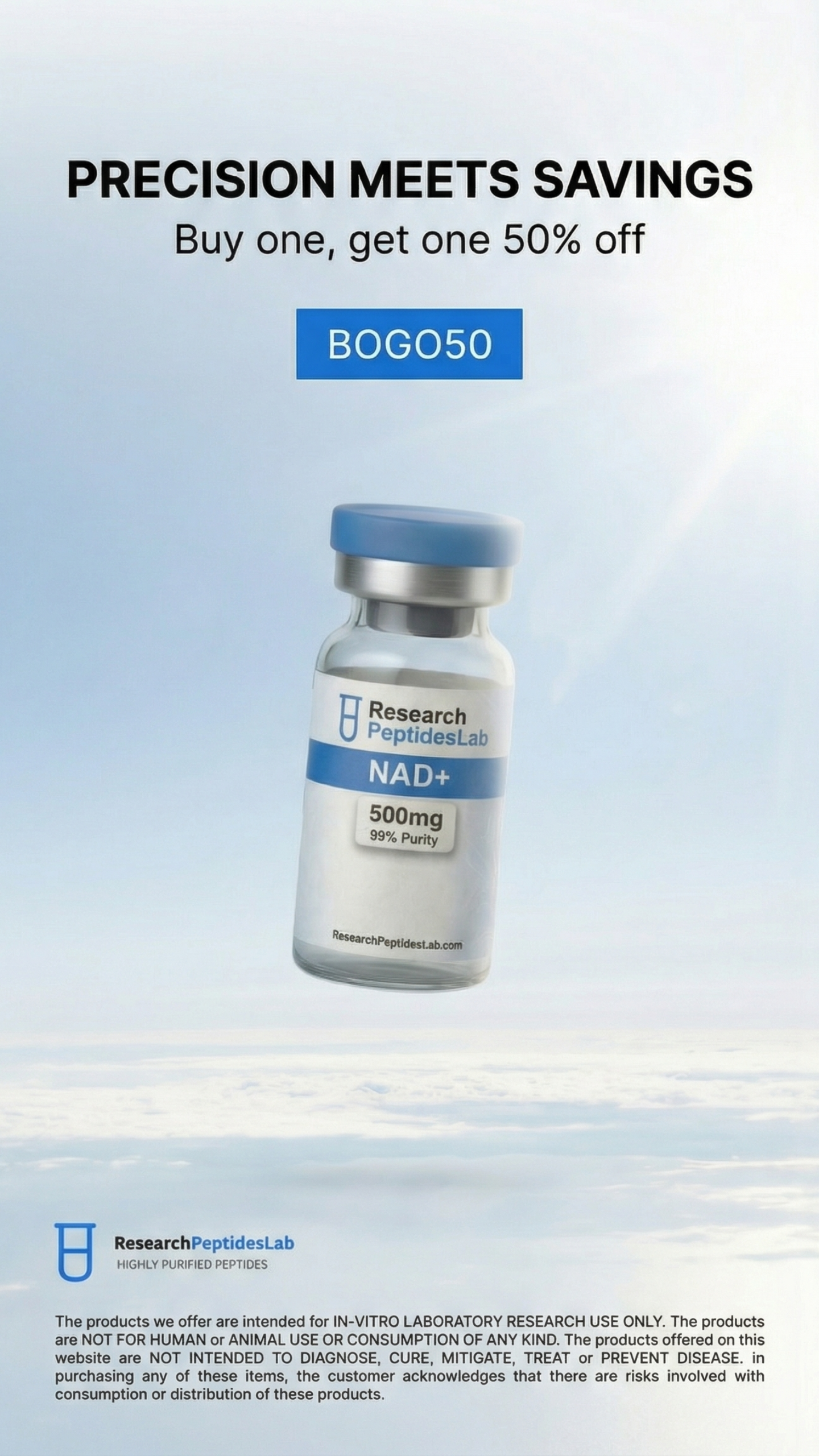 Research Peptides Lab Facebook ad