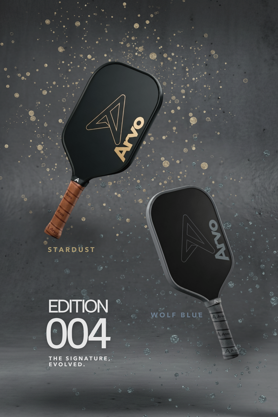 Arvo Pickleball Facebook ad: Power and control. No tradeoffs. Meet Edition 004.