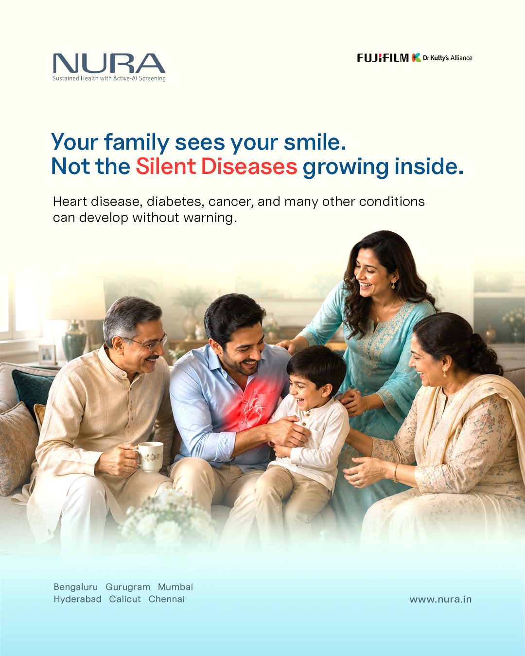 NURA - Sustained Health with Active-AI Screening Facebook ad from Jul 13, 2026