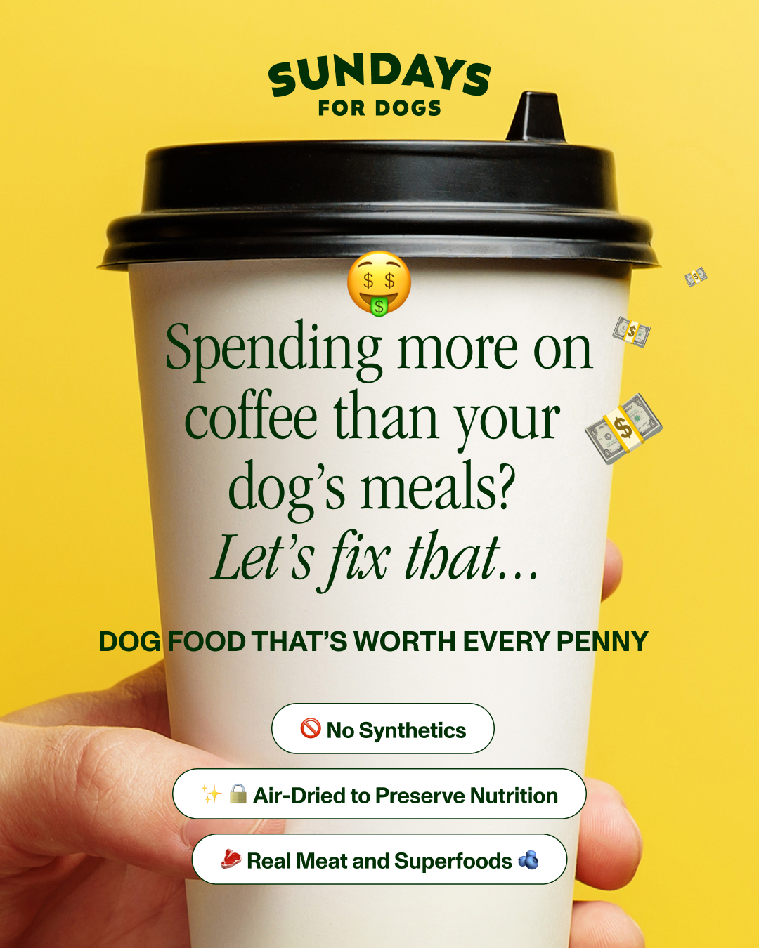 Sundays Facebook ad