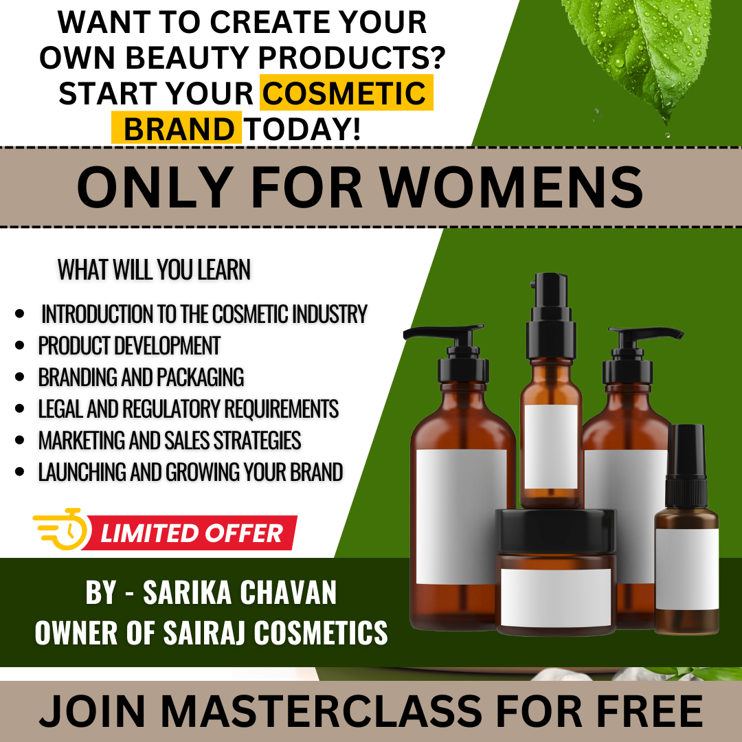 Sairaj Cosmetics and Hobby Classes Facebook ad