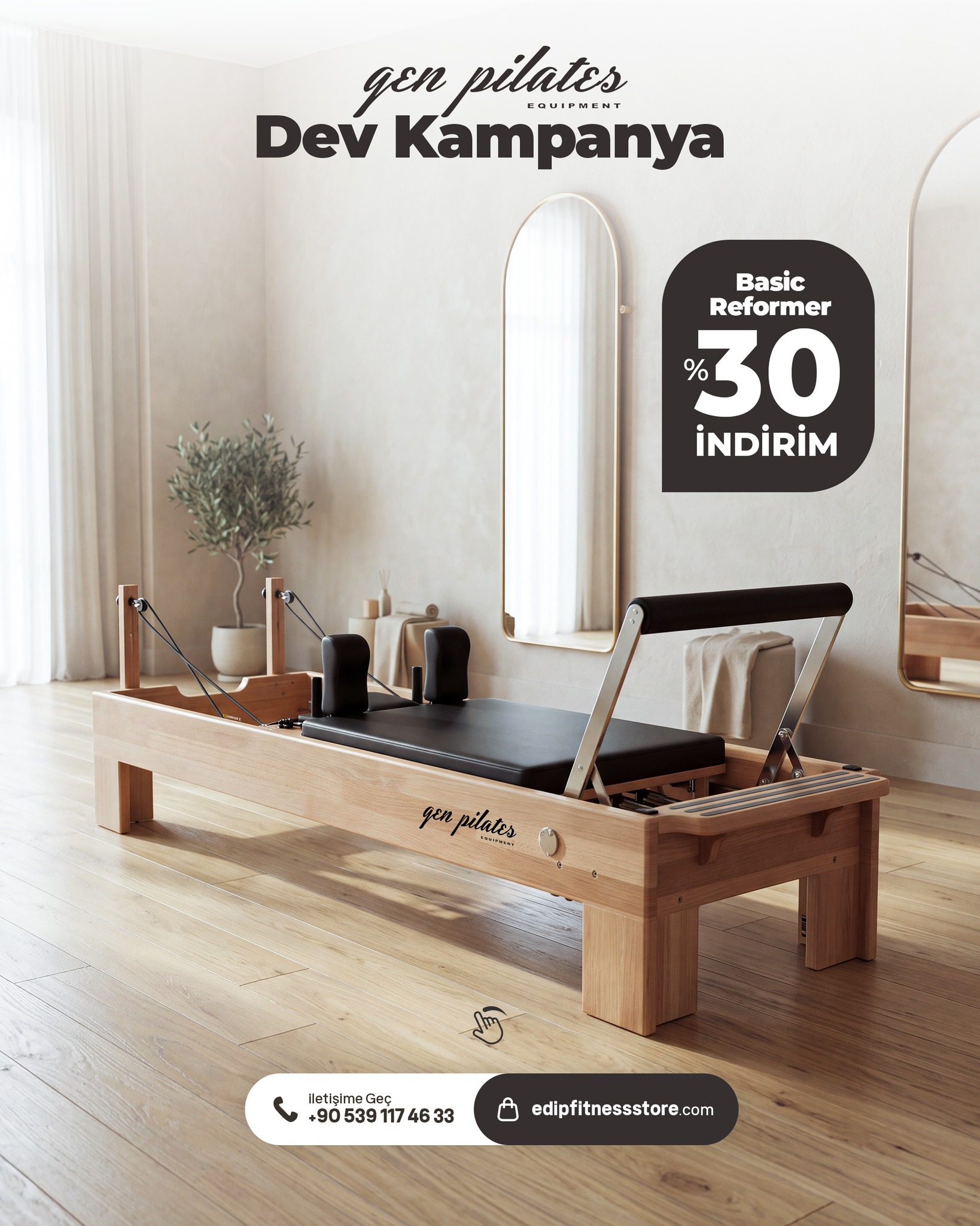 Edip Fitness Store Facebook ad: Gen Pilates'te %30 indirim kampanyasıyla pilates alanınızı…