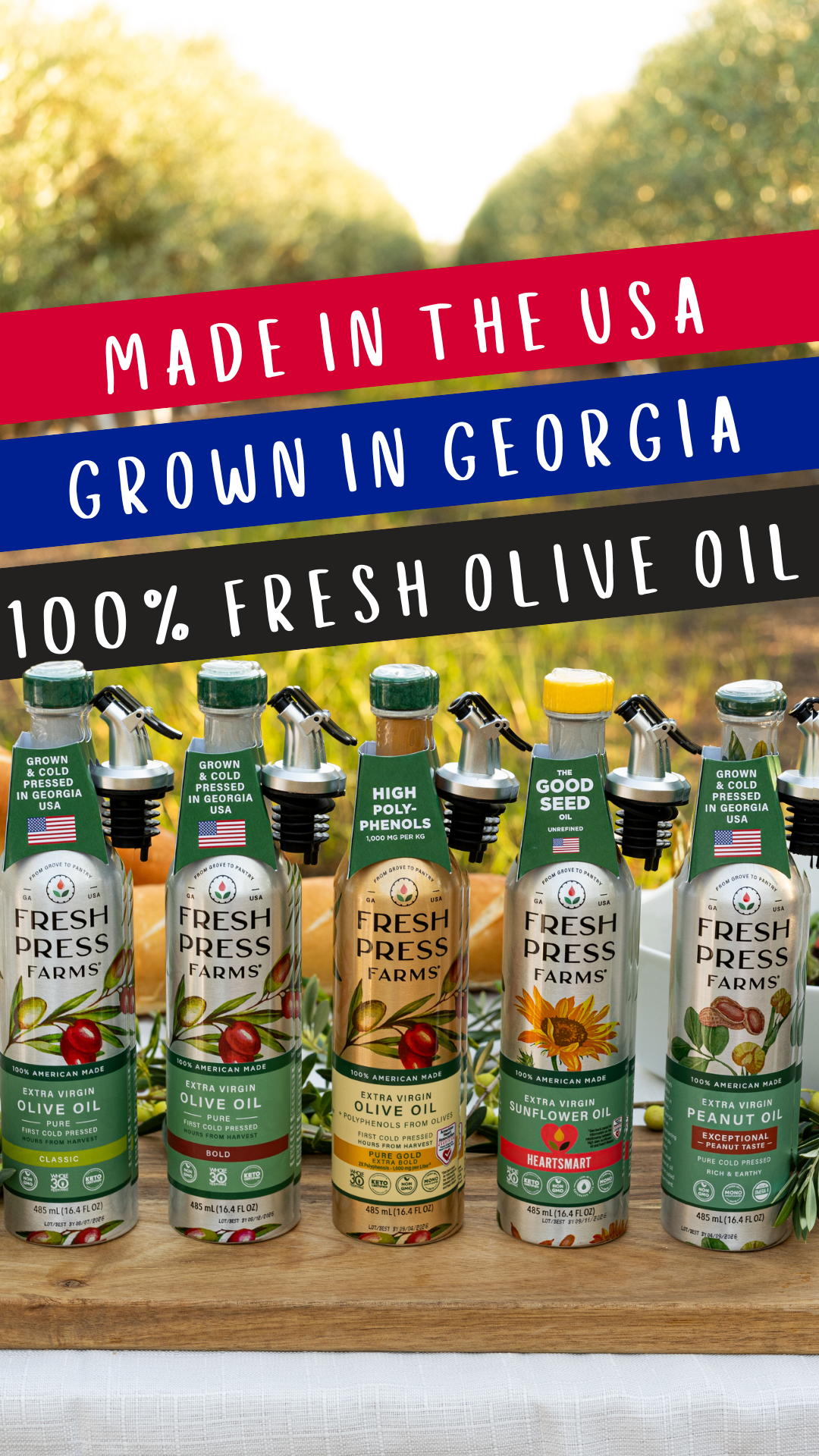 Fresh Press Farms Facebook ad