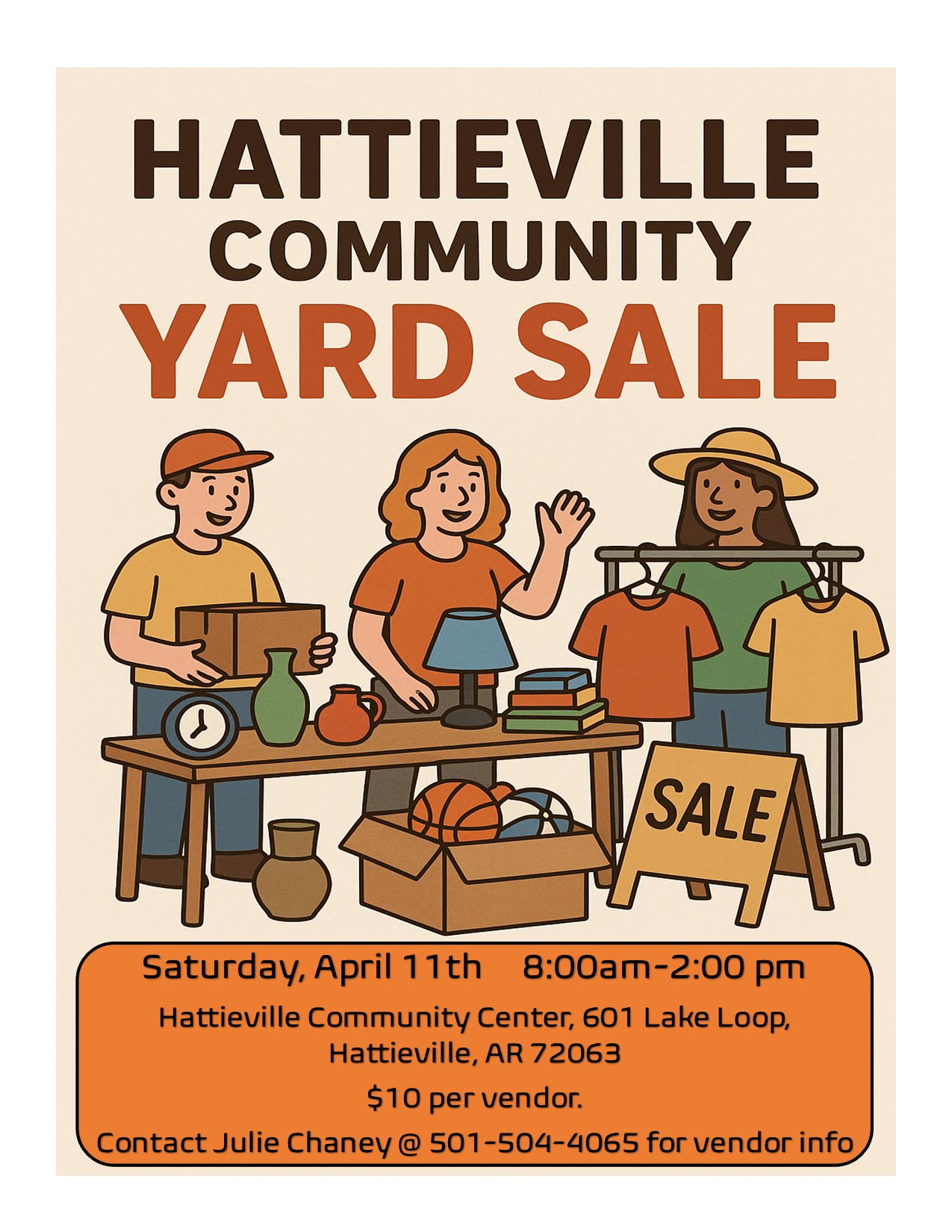 Hattieville Community Center Facebook ad