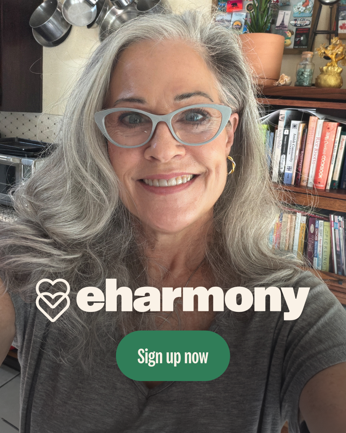 eharmony Canada Facebook ad: Safe Dating for Serious Singles