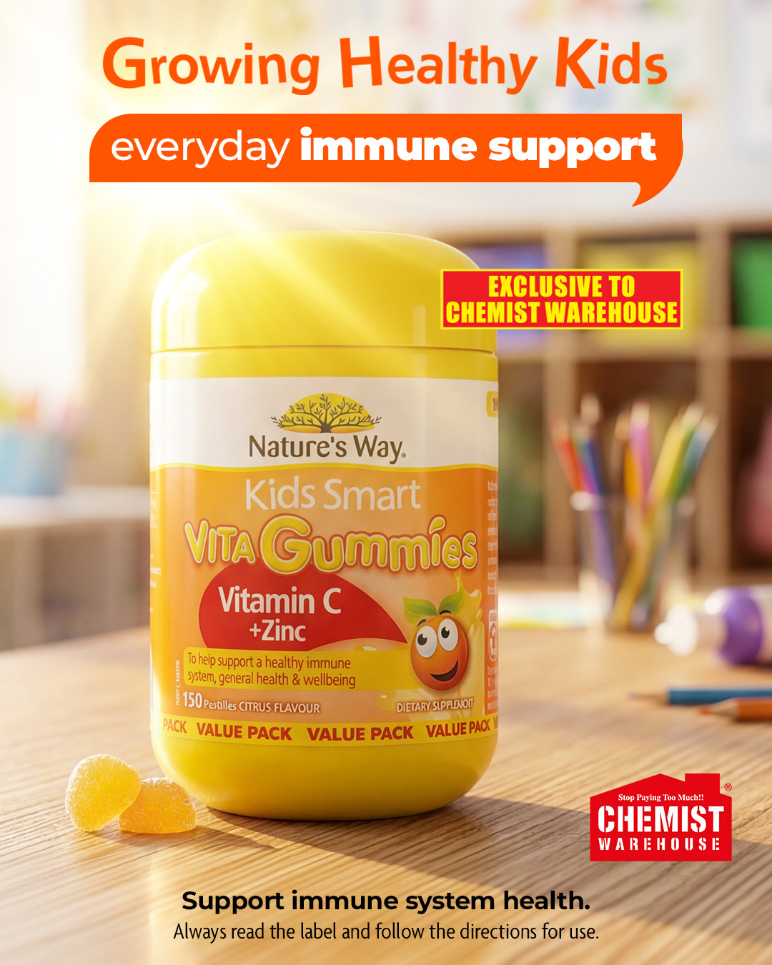 Chemist Warehouse Facebook ad