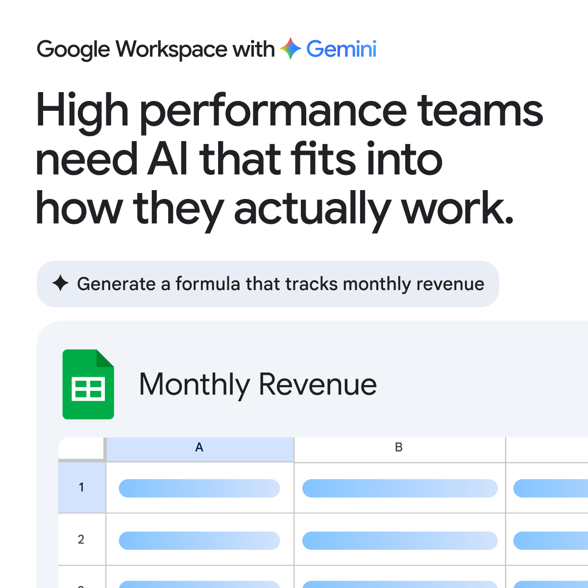 Google Workspace Facebook ad