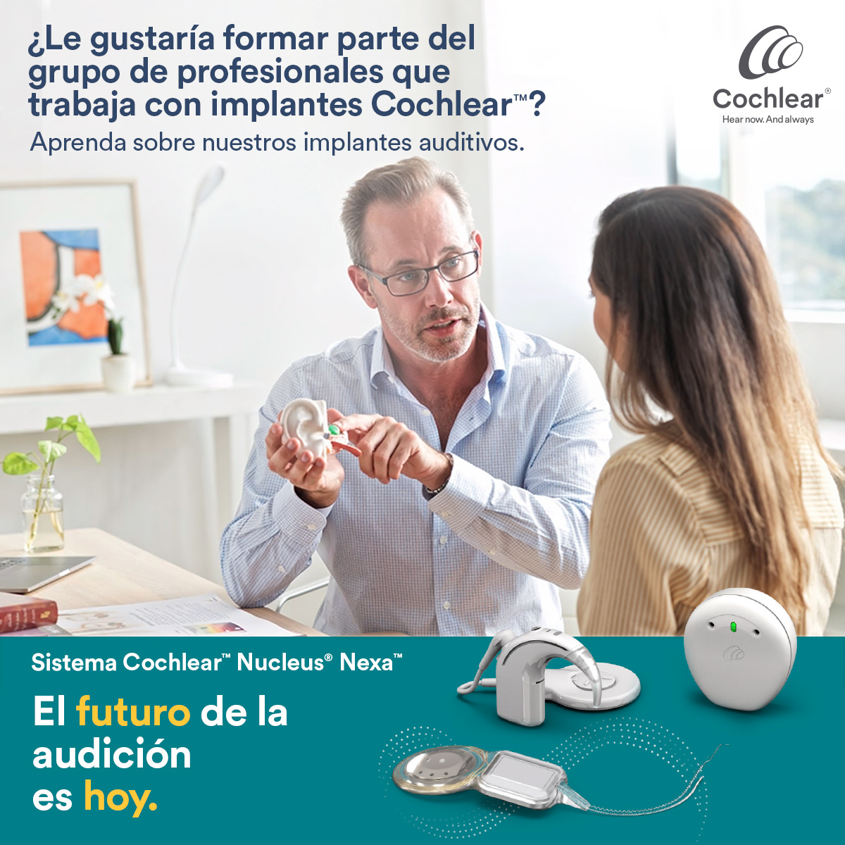 Cochlear Latinoamérica Facebook ad