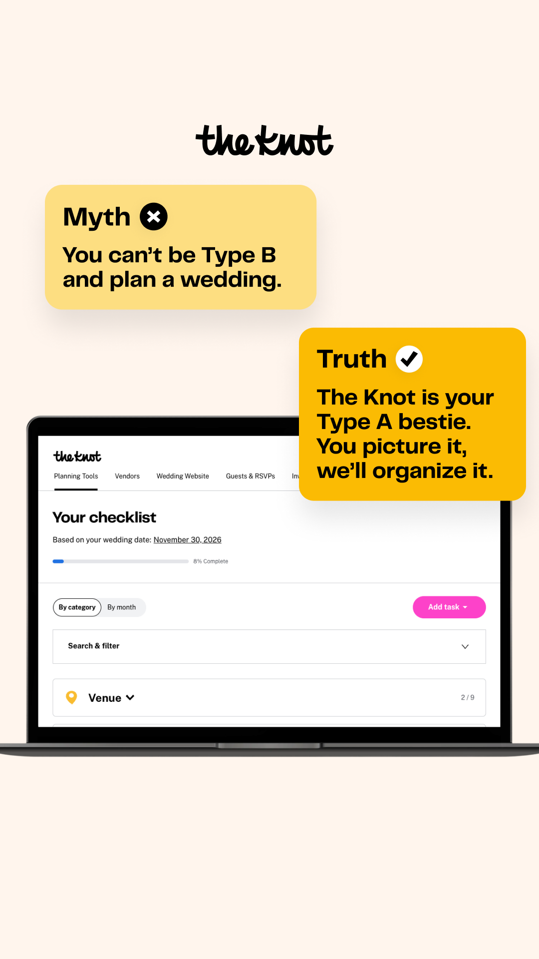 The Knot Facebook ad