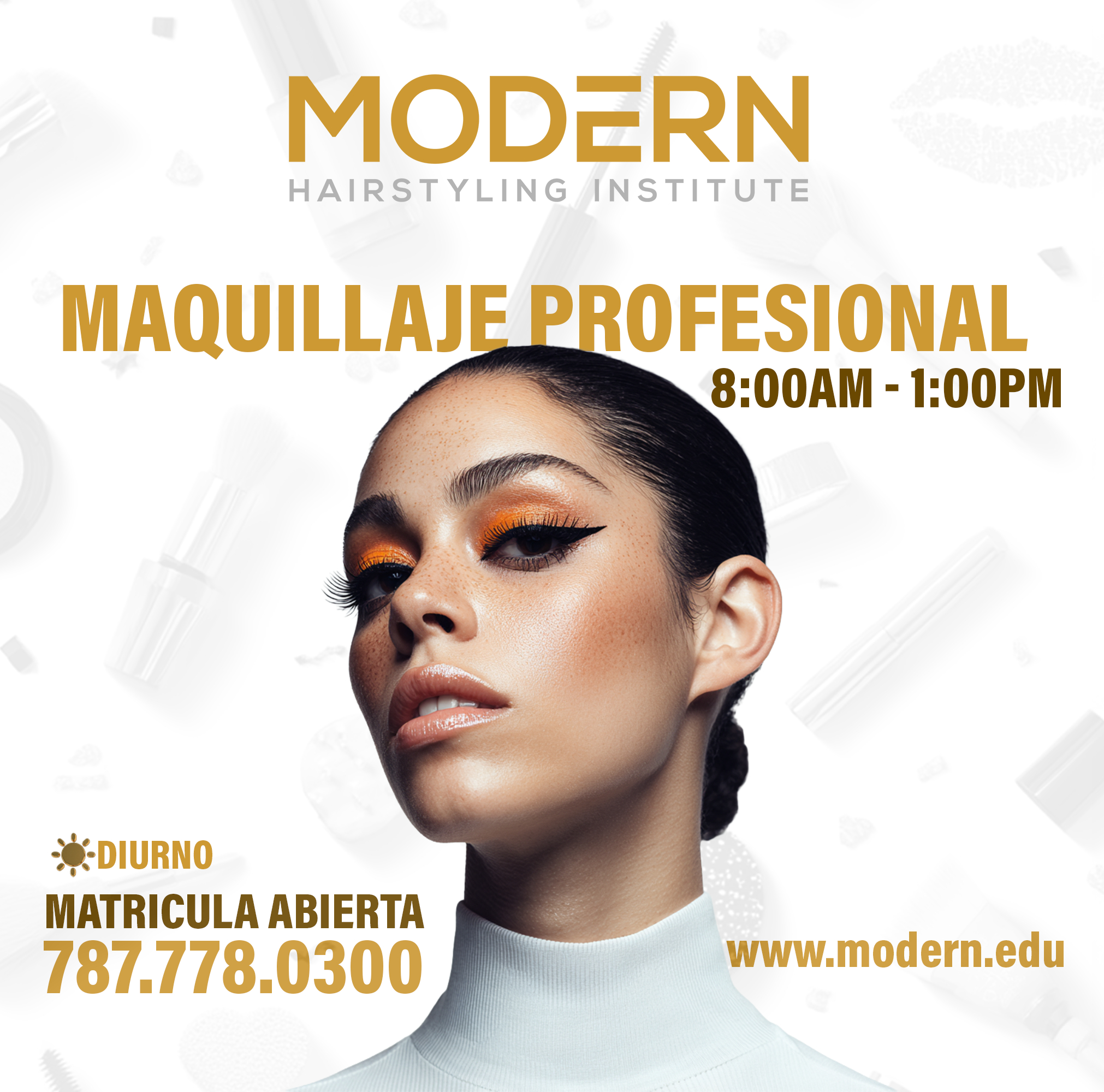 Modern Hairstyling Institute Facebook ad