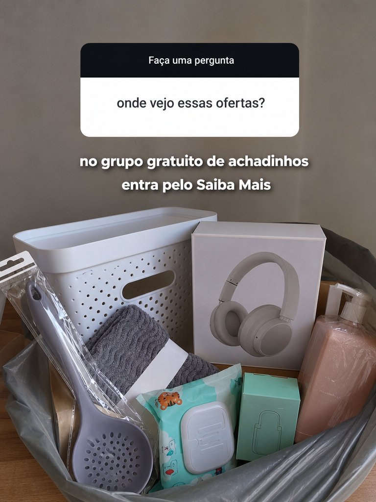 Baratopia Facebook ad: Grupo de achadinhos no WhatsApp