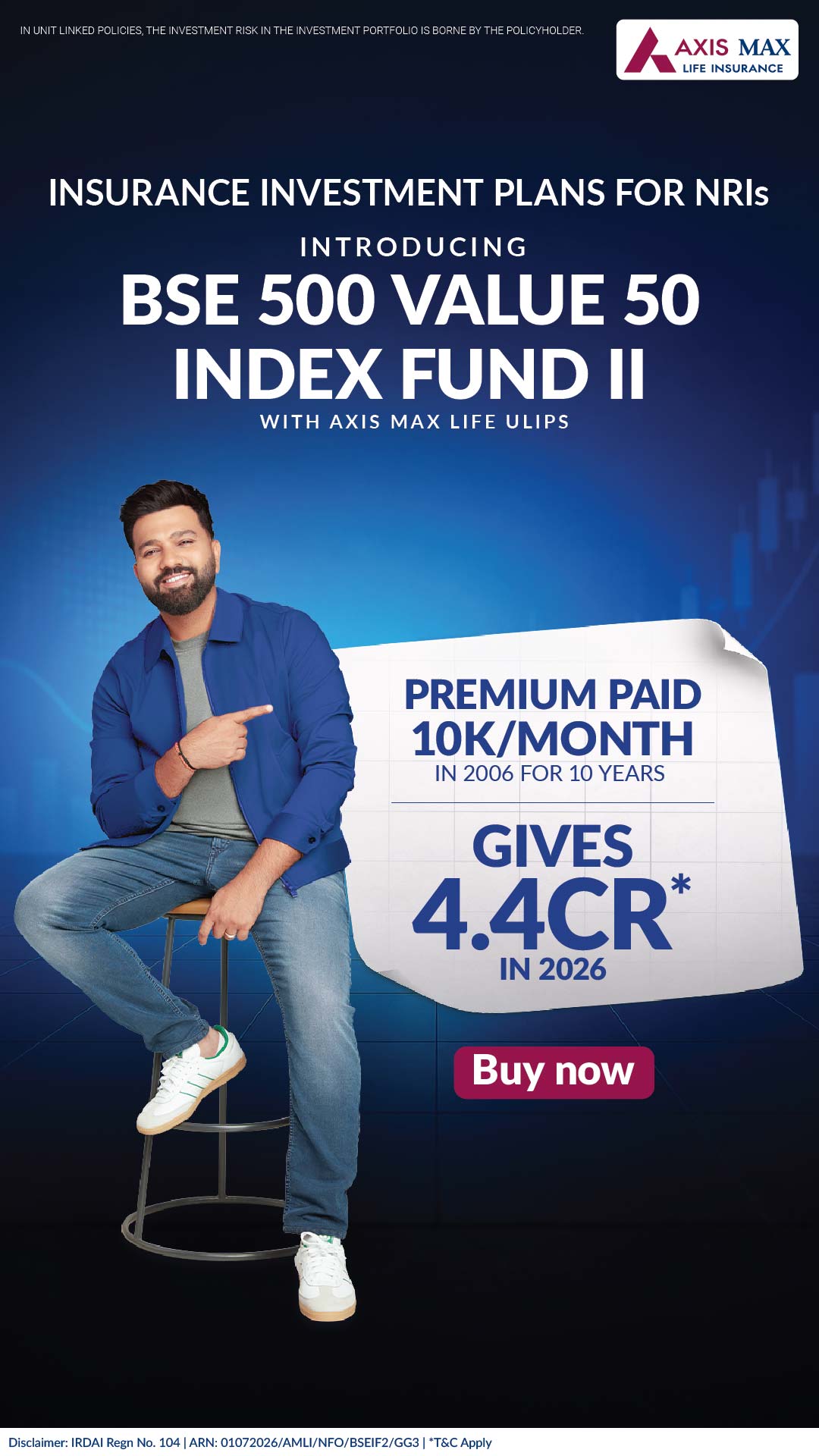 Axis Max Life Insurance Facebook ad