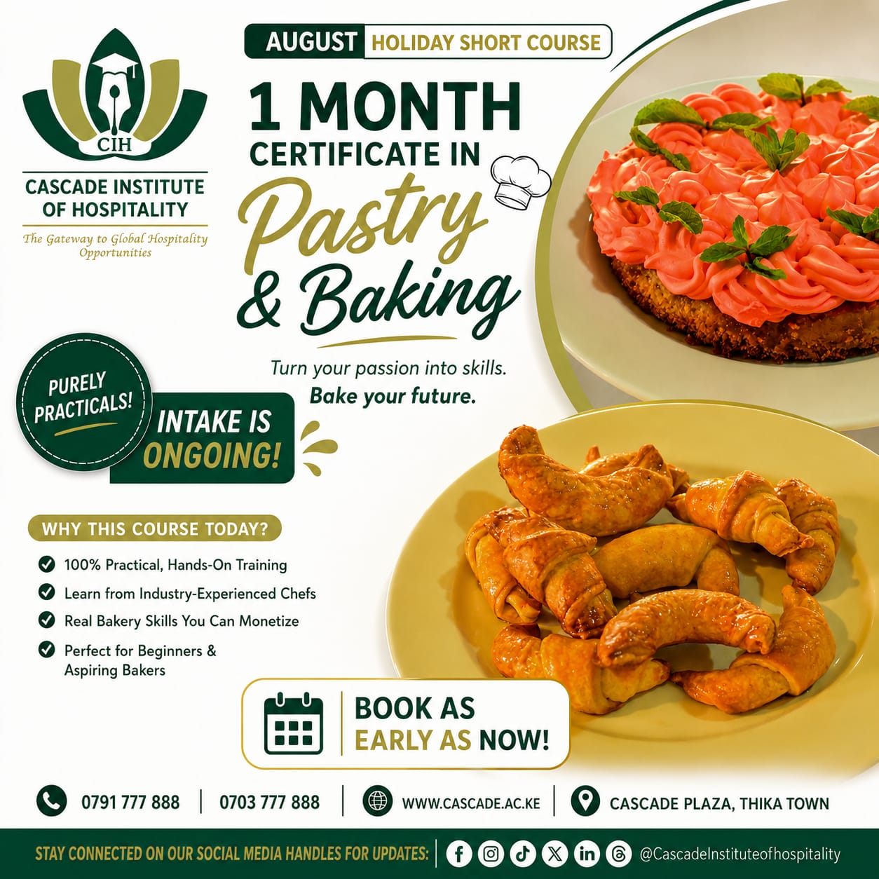 Cascade Institute of Hospitality Facebook ad