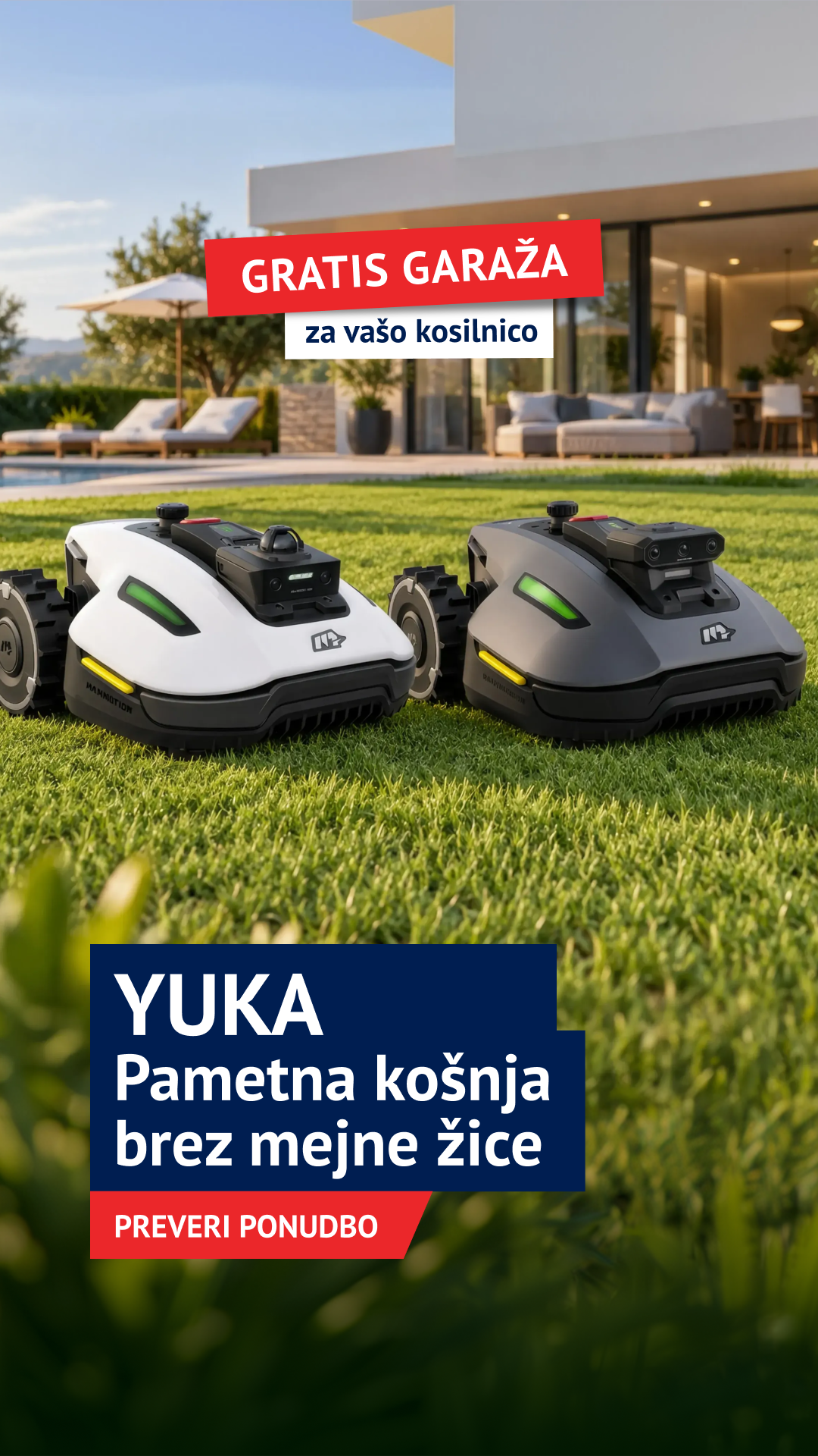 Inpos Facebook ad: Kosilnica brez mejne žice