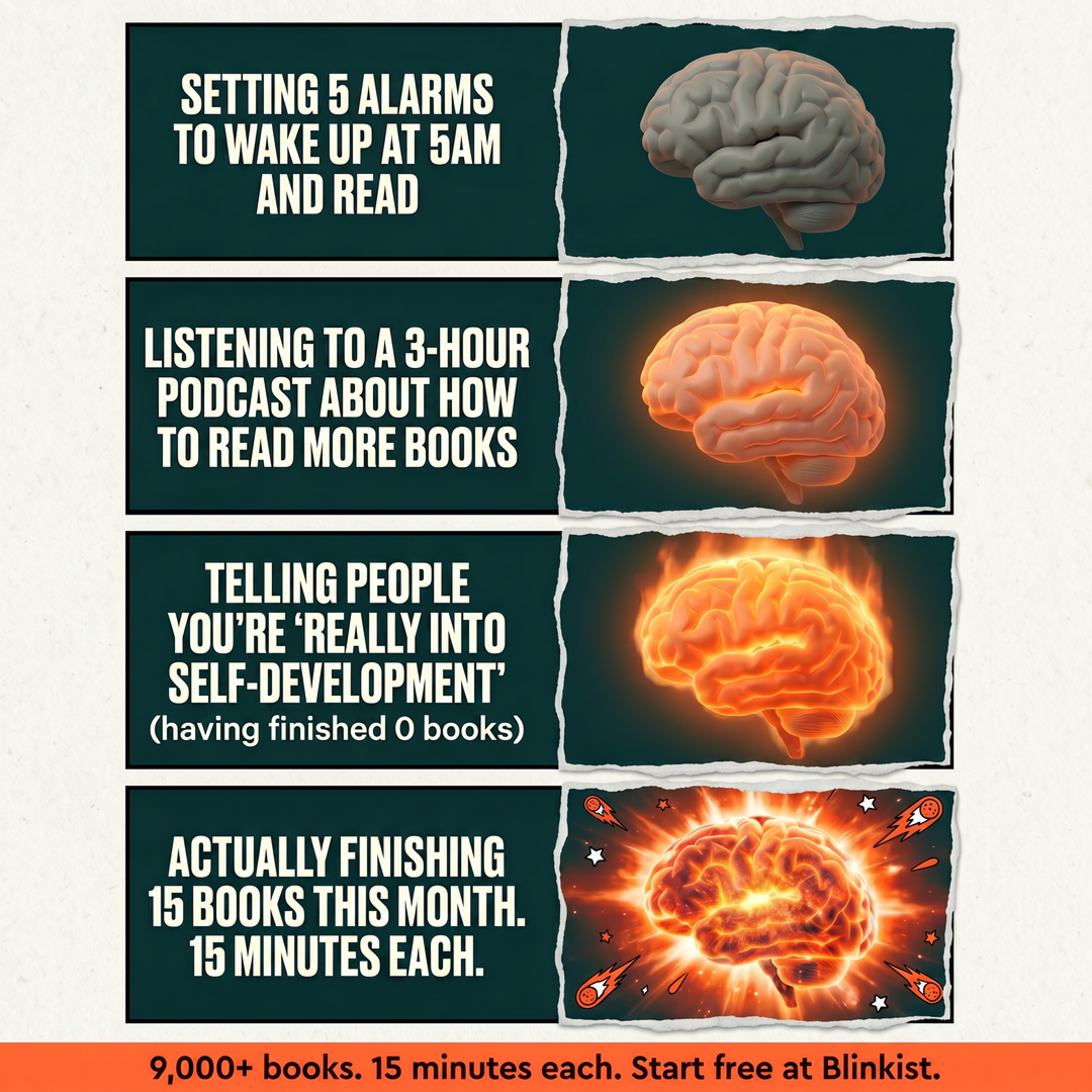 Blinkist Facebook ad