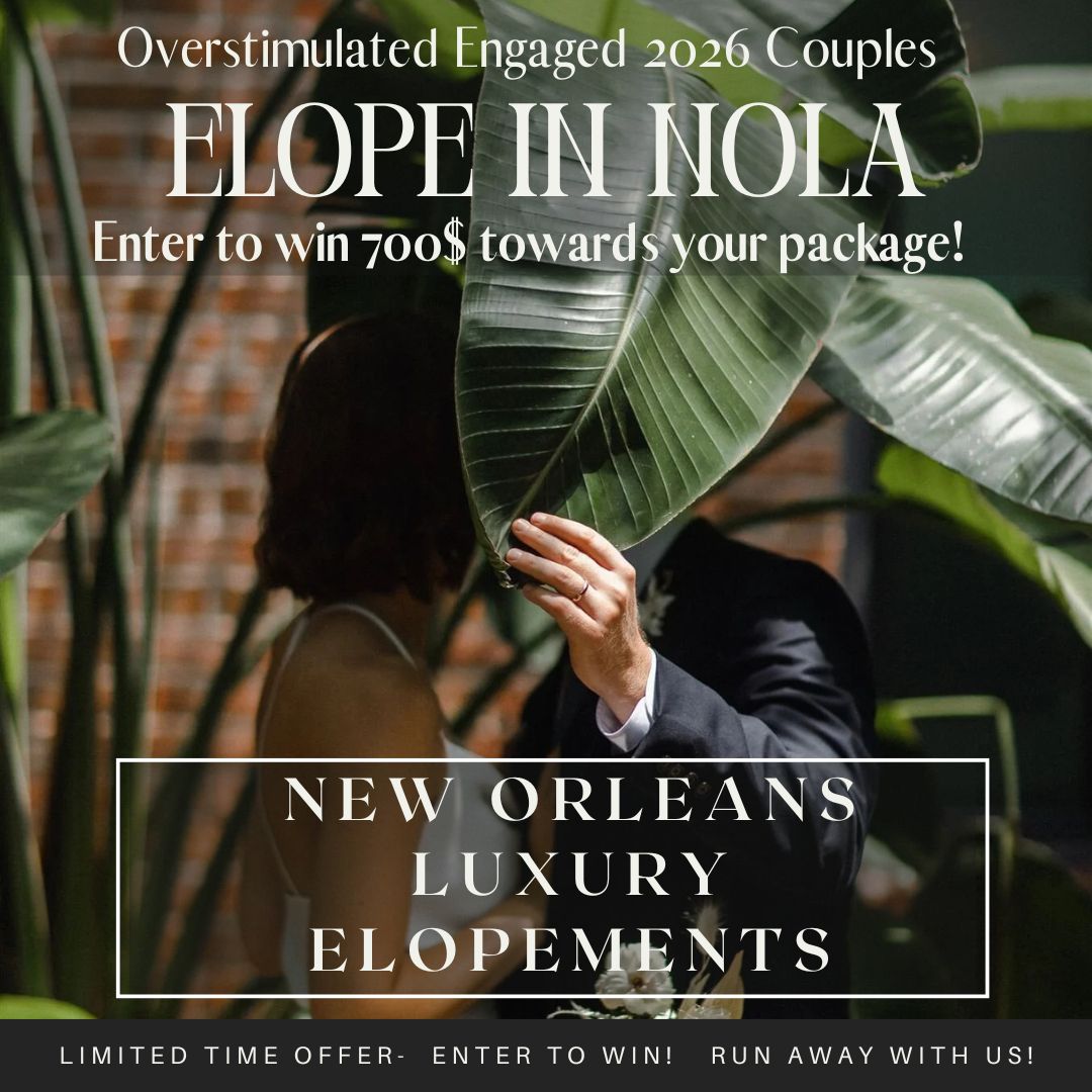 Crescent Bound Events Facebook ad: Luxe Elopements in Nola
