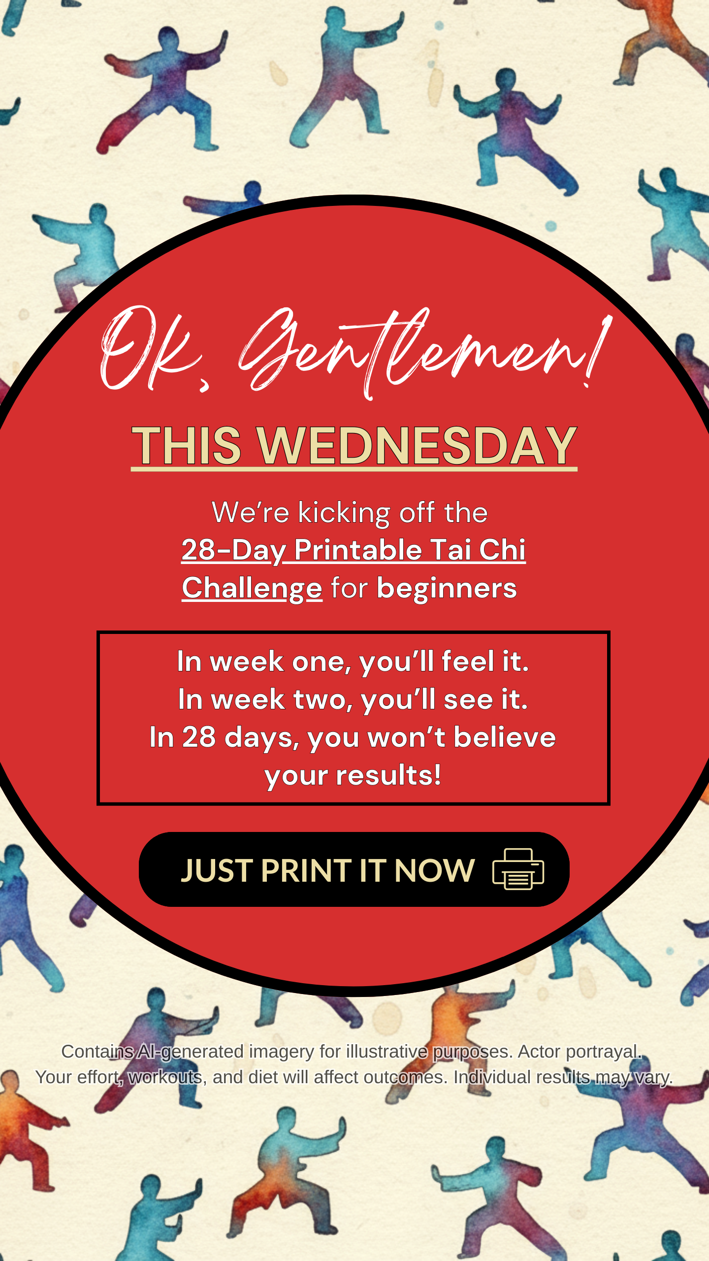 Transform in 28 Days Facebook ad: Start Transformation Now!