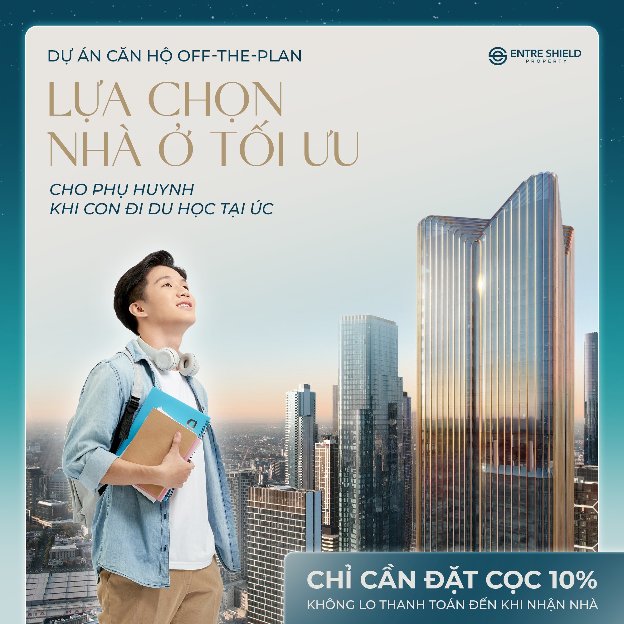 Entre Shield VN - Bất động sản Úc cho người Việt Facebook ad: XÓA BỎ NỖI LO CON SANG ÚC Ở…