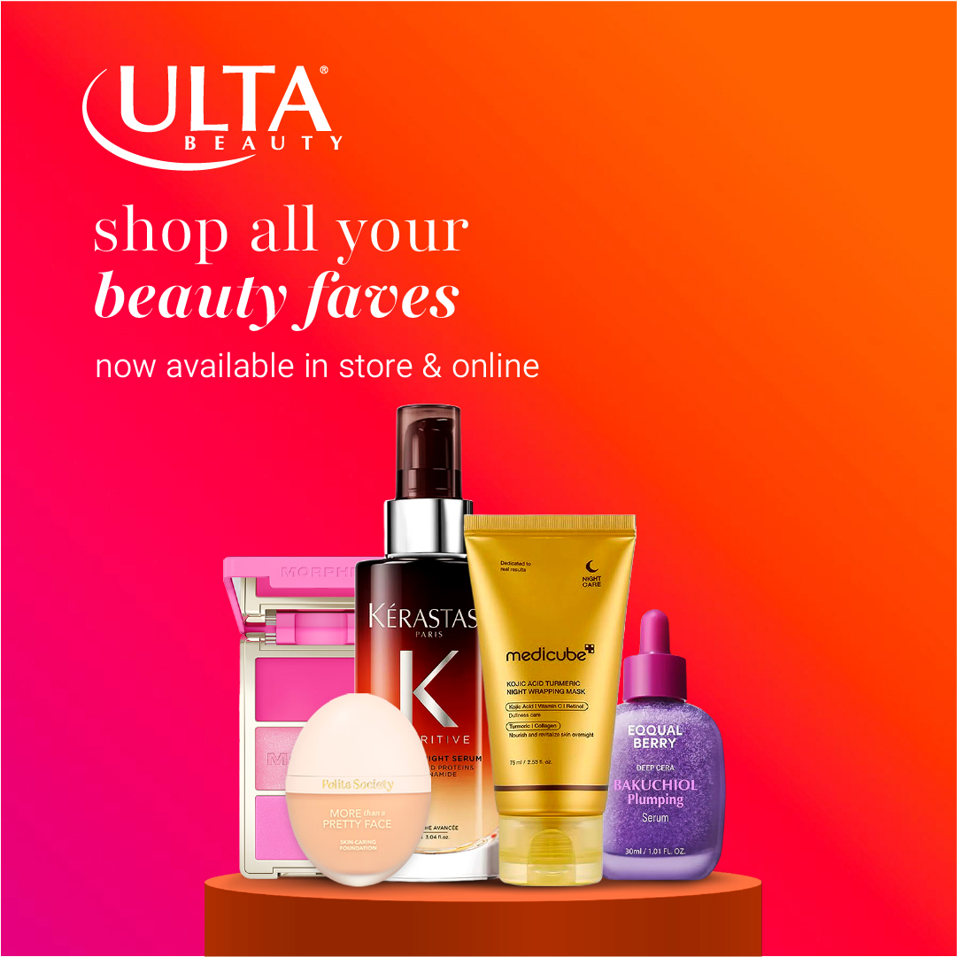 Ulta Beauty Middle East Facebook ad from Jan 26, 2026