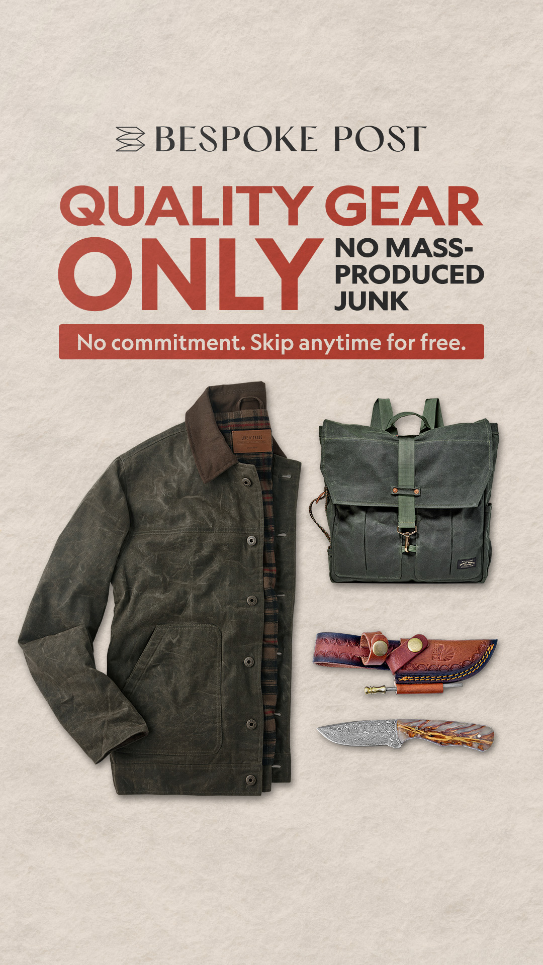 Bespoke Post Facebook ad