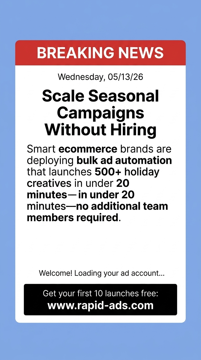 Rapid Ads Facebook ad