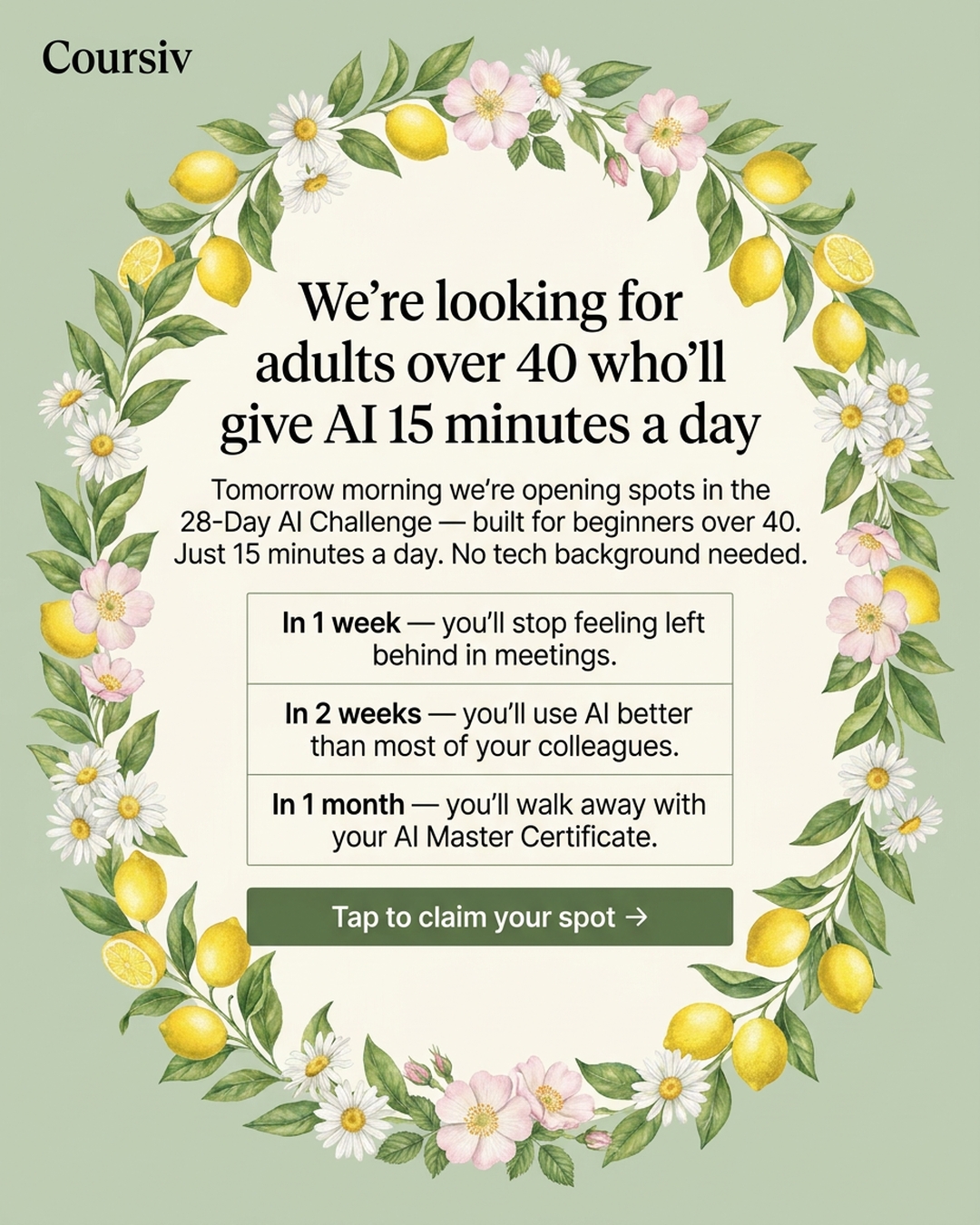 AI Simplified Facebook ad