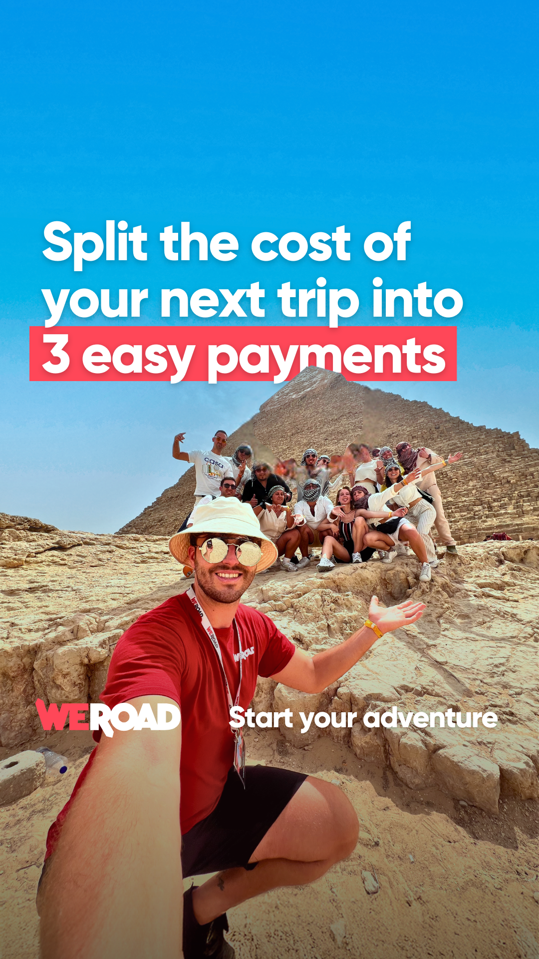 WeRoad Travel Facebook ad