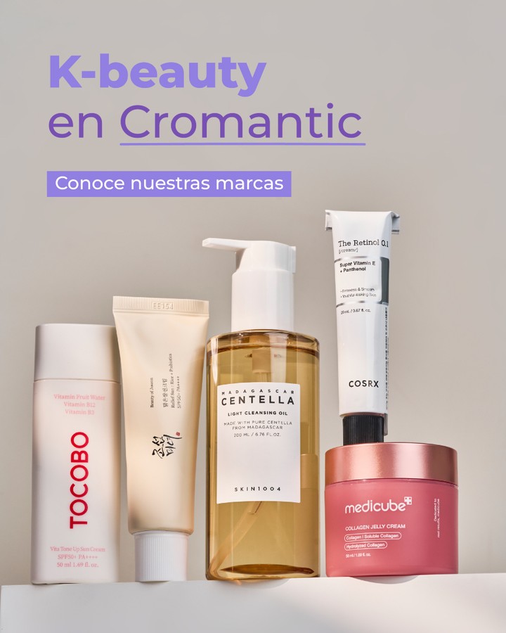 Cromantic Facebook ad: K-Beauty approved