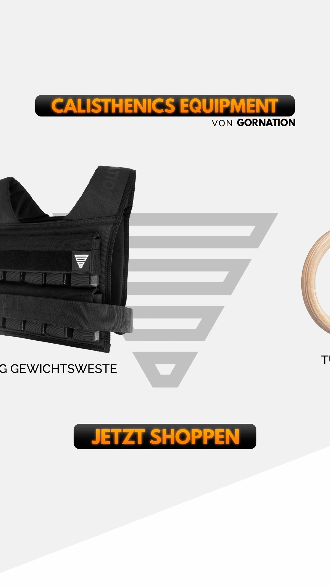 GORNATION Facebook ad: Equipment Designed in Germany!