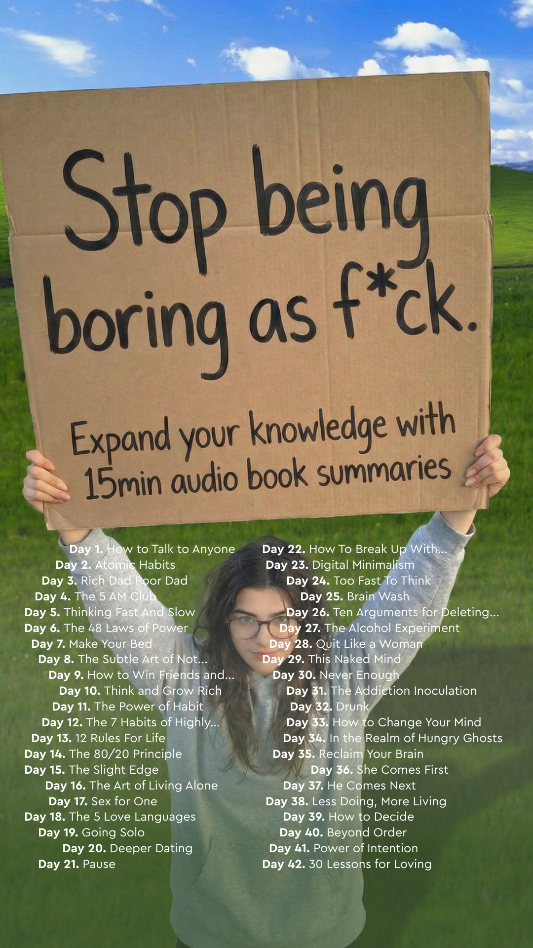 Blinkist Facebook ad