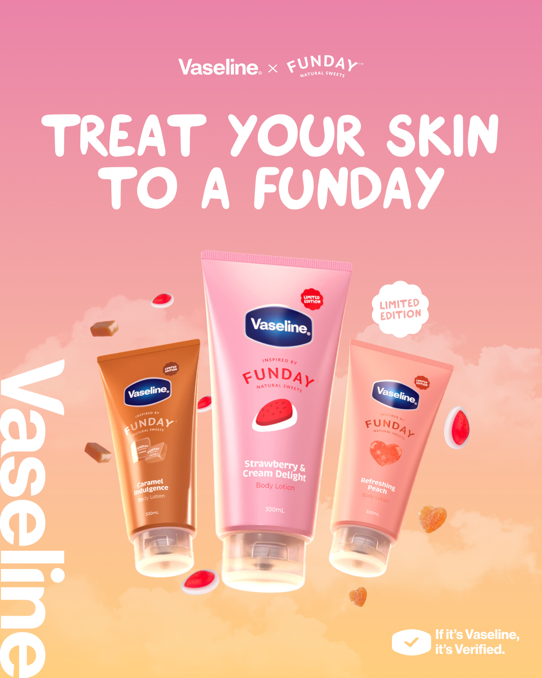 Vaseline Facebook ad: Treat your skin to a FUNDAY