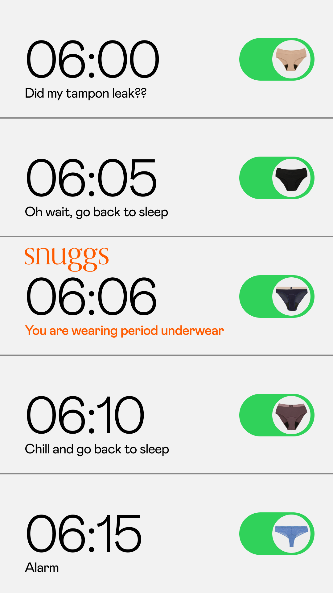 snuggs Facebook ad