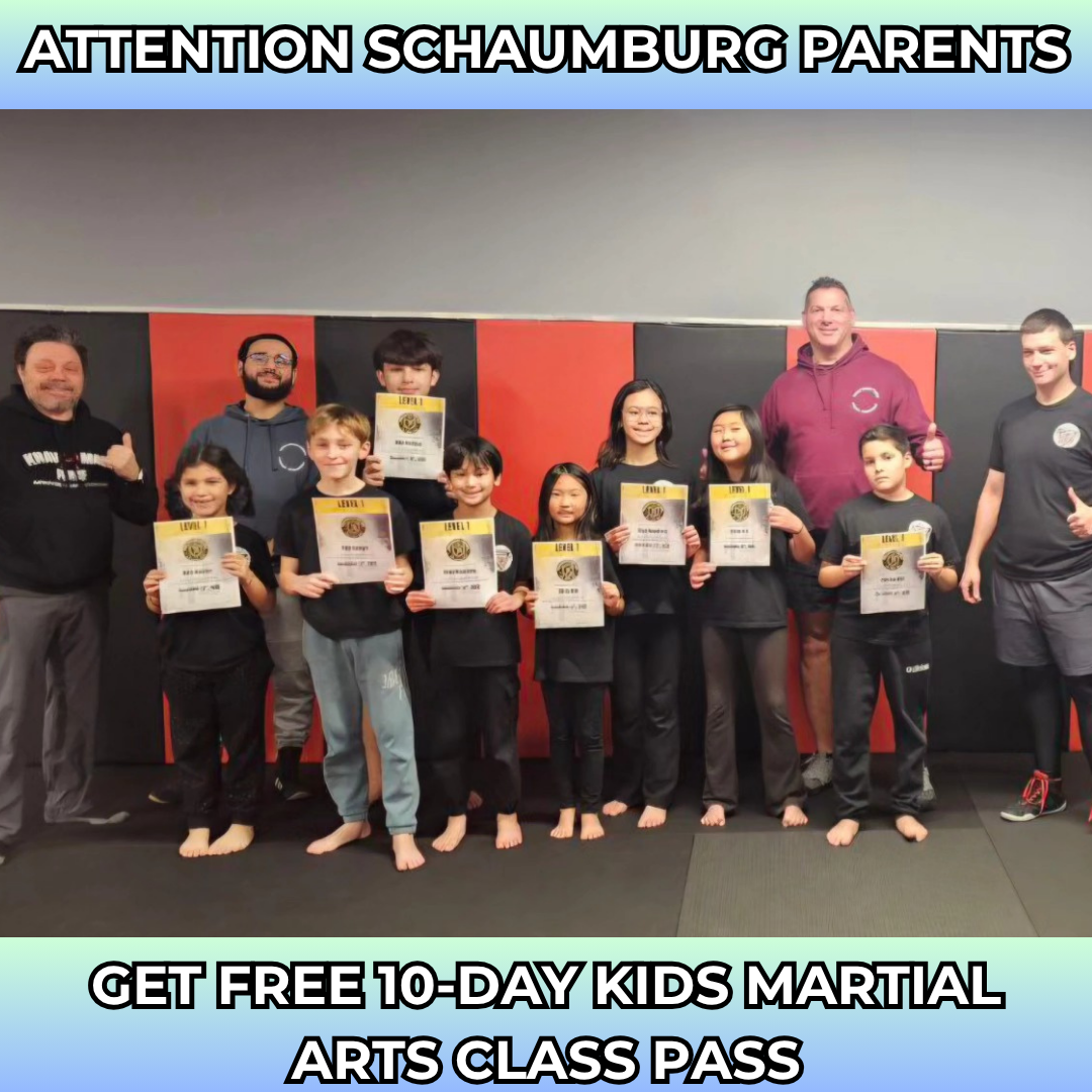 Krav Maga Force - Schaumburg Facebook ad: Want a FREE 10-Day, Kids Martial Arts Class Pass?