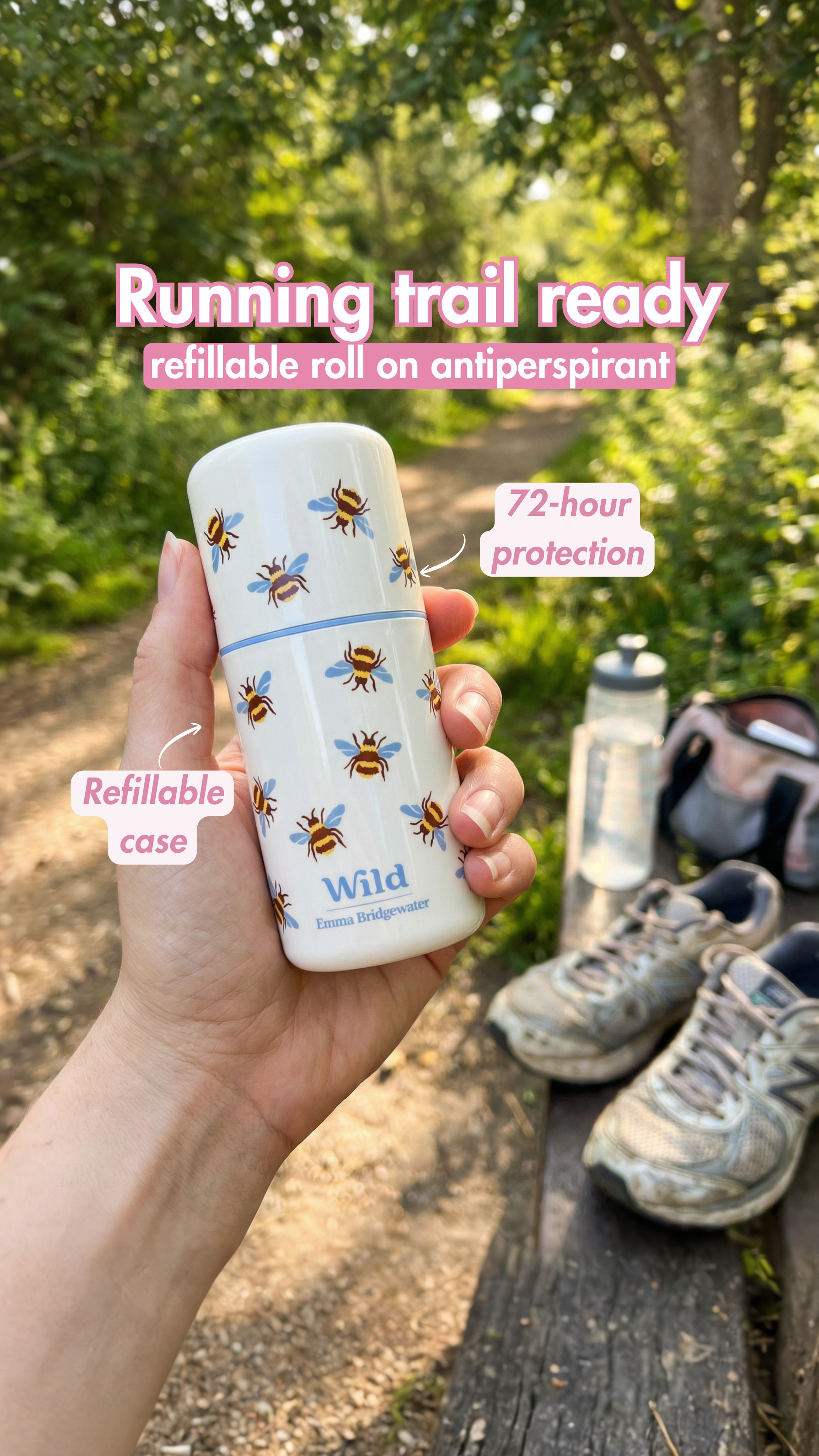 Wild Facebook ad: Pick your refillable case. We’ll bring the 72h protection.
