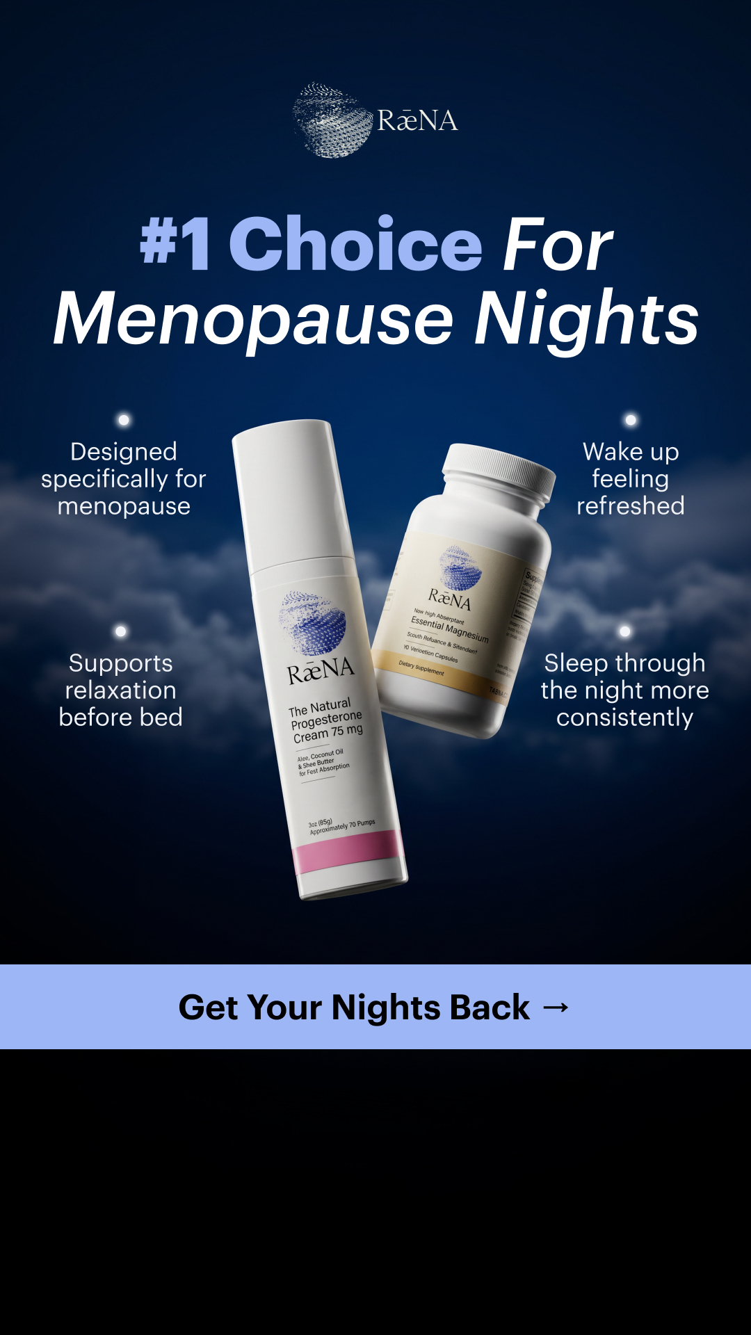 Raena Health Facebook ad
