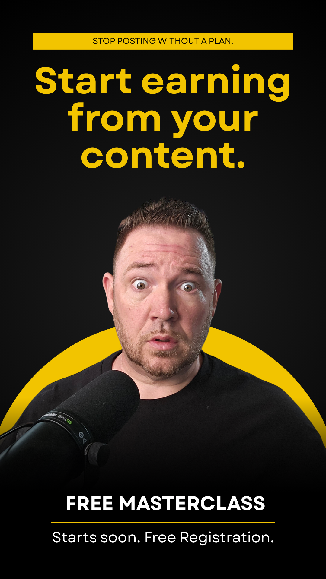 Adam Hagaman Facebook ad: Are You Stuck at 200 Views? The Creator Economy is…