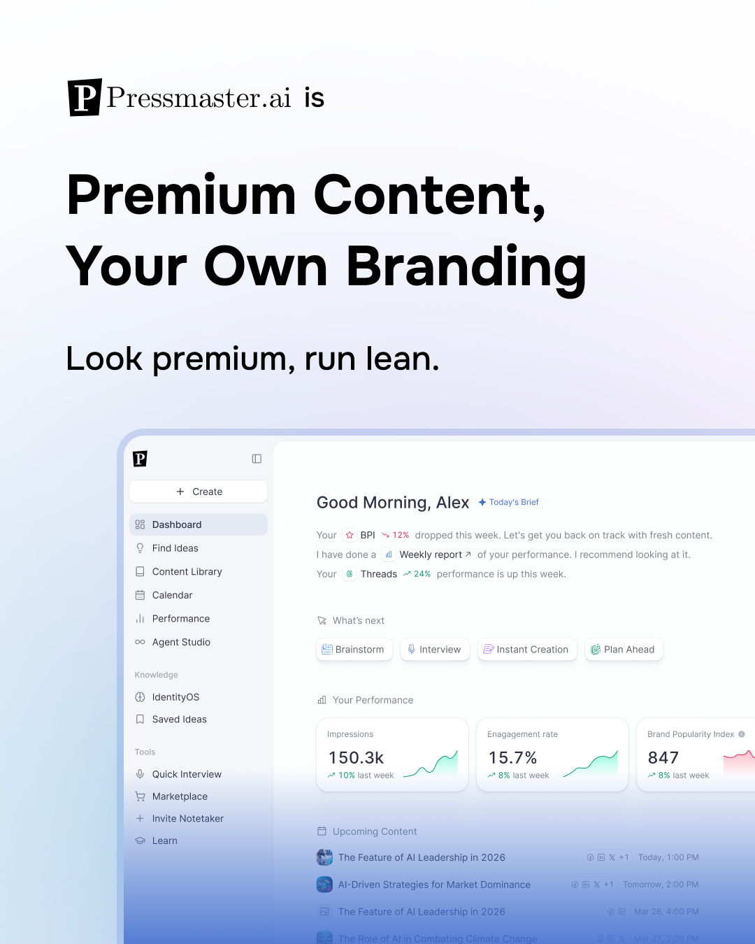 Pressmaster.ai Facebook ad